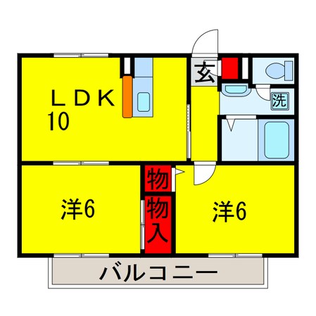 五井駅 バス5分  出津下車：停歩3分 2階の物件間取画像